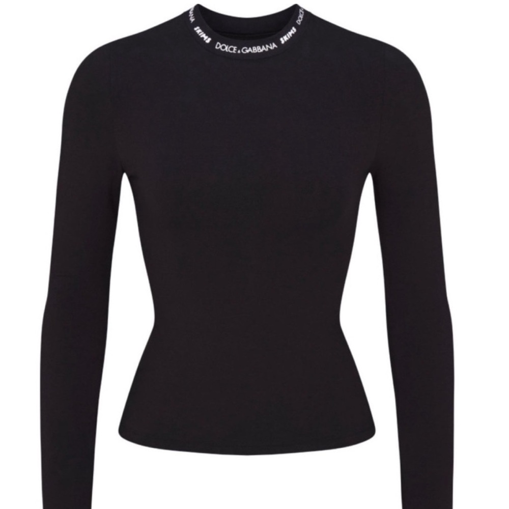 Skims Dolce and Gabbana Cotton Jersey Crewneck